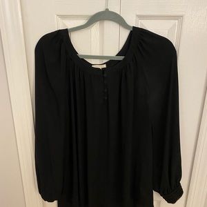 Black tunic blouse Nordstrom